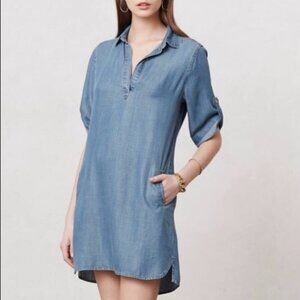 Philosophy Denim Tunic Dress with Pockets Small